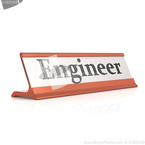 Image of Engineer table tag