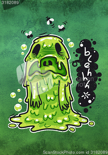 Image of Cartoon Nausea Monster