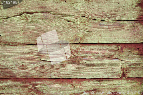 Image of Old wooden plank wall