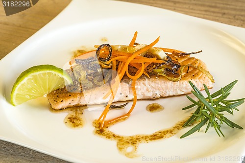 Image of Roasted salmon fillet
