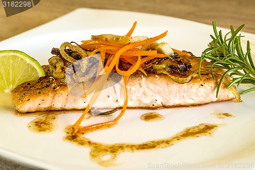 Image of Roasted salmon fillet