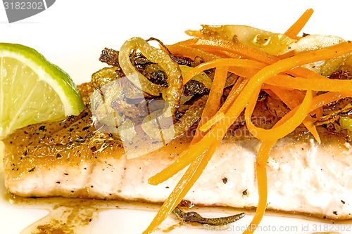 Image of Roasted salmon fillet