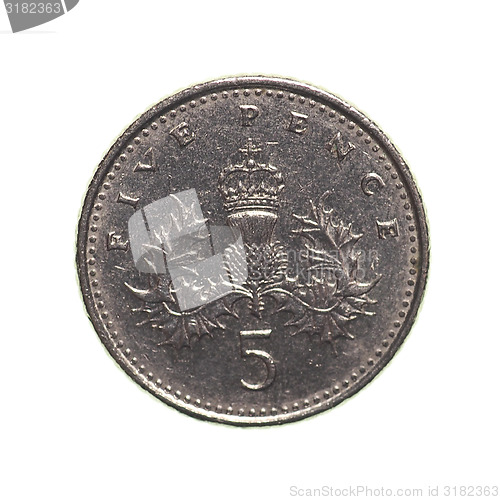 Image of Five pence coin