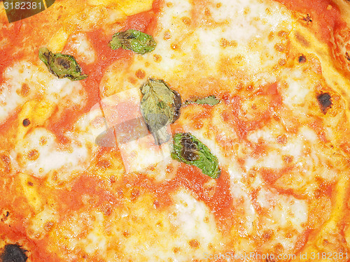 Image of Margherita pizza background