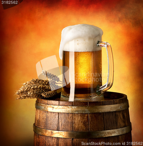 Image of Lager on barrel