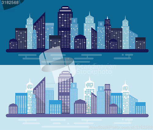 Image of Two flat banners