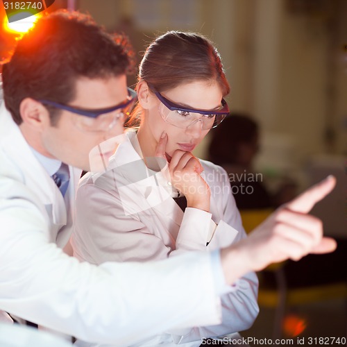 Image of Engineers focusing on the discovery