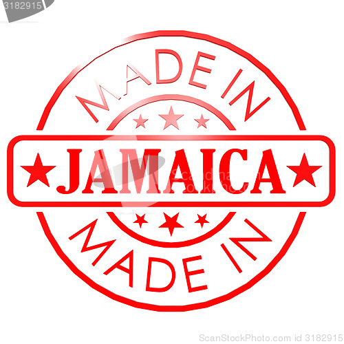 Image of Made in Jamaica red seal