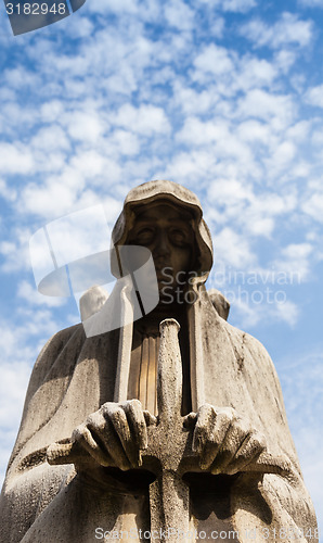 Image of Old cemetery statue