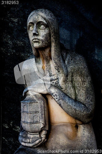 Image of Old Cemetery statue