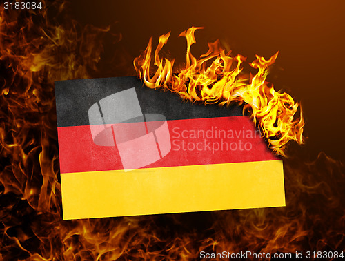 Image of Flag burning - Germany