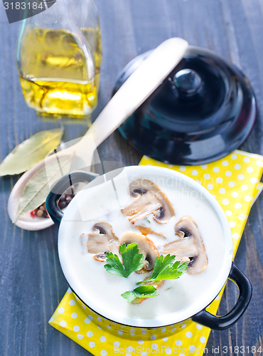 Image of mushroom soup