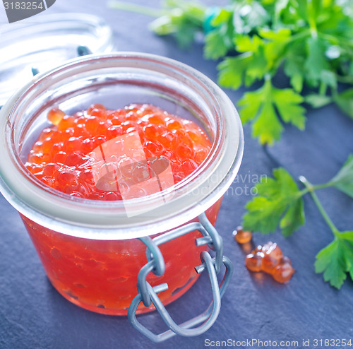 Image of salmon caviar