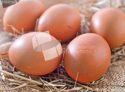 Image of raw eggs