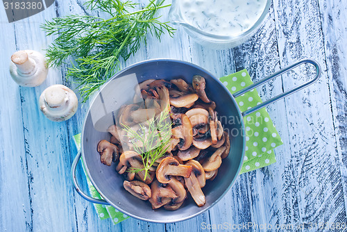 Image of fried mushroom