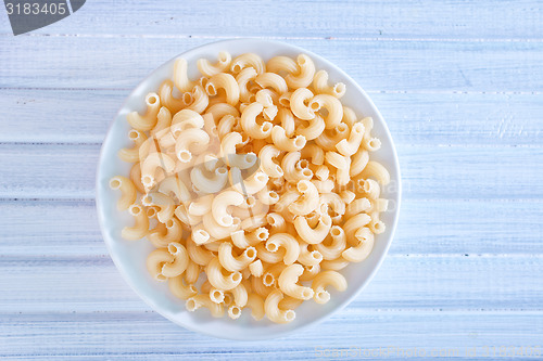 Image of raw pasta