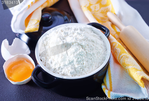 Image of ingredients for dough