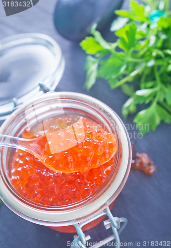 Image of salmon caviar