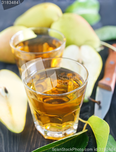 Image of pear juice