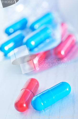 Image of color pills