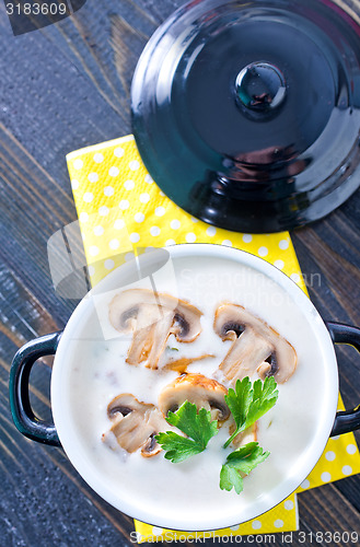 Image of mushroom soup