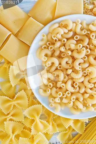 Image of raw pasta