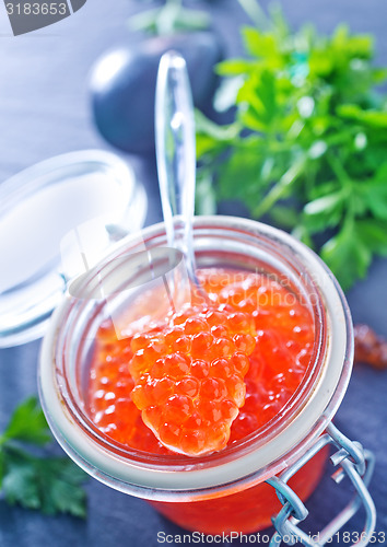 Image of salmon caviar