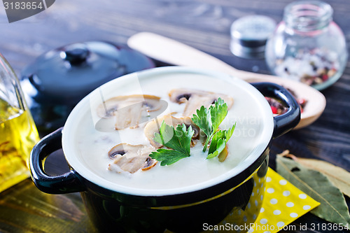 Image of mushroom soup