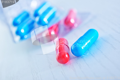 Image of color pills