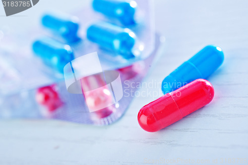 Image of color pills