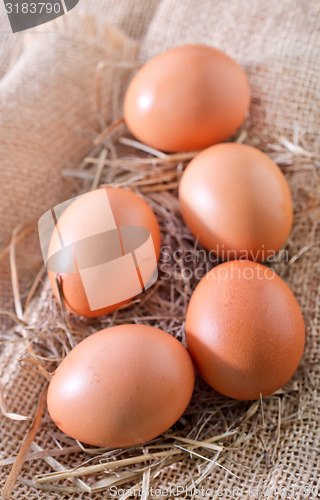 Image of raw eggs