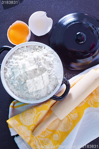 Image of ingredients for dough