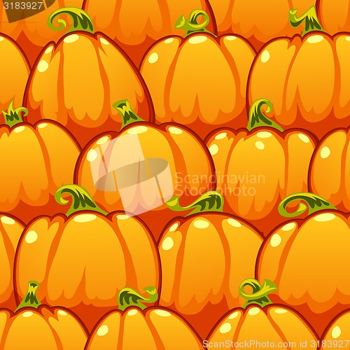 Image of Pumpkins Seamless Pattern