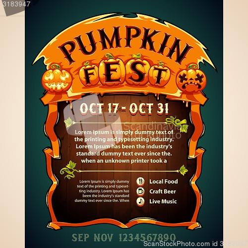 Image of Pumpkin Fest Poster