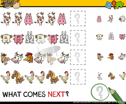 Image of what comes next game cartoon