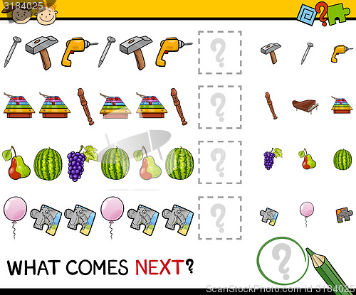 Image of what comes next game cartoon