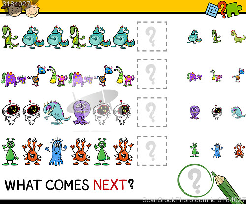 Image of what comes next game cartoon