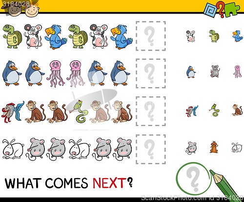 Image of what comes next game cartoon