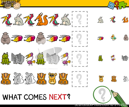 Image of what comes next game cartoon