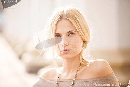 Image of fashion portrait of a beautiful girl