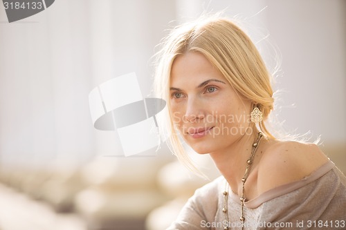 Image of fashion portrait of a beautiful girl