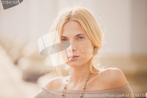 Image of fashion portrait of a beautiful girl