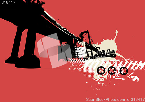 Image of City bridge .