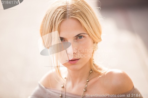 Image of fashion portrait of a beautiful girl