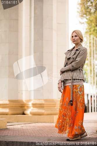 Image of fashion portrait of a beautiful girl