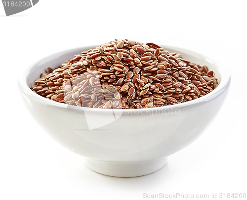 Image of bowl of flax seeds