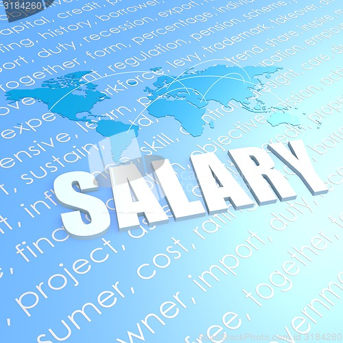 Image of Salary world map