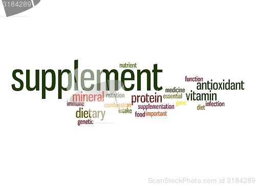 Image of Supplement word cloud
