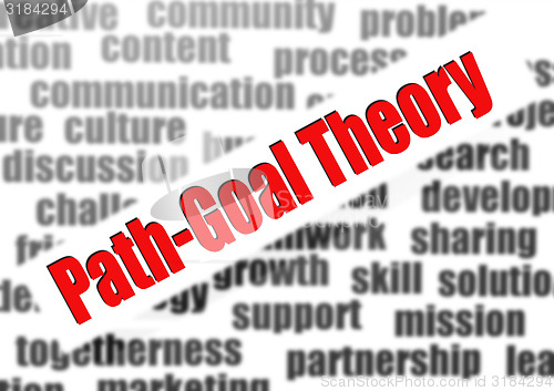 Image of Path-goal theory word cloud