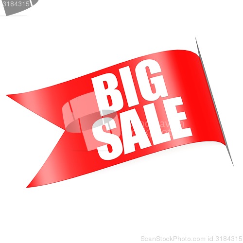 Image of Red big sale label